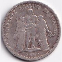 Alternative view of France 5 Francs Hercule, 2nd republic Silver (.900) Weight25 g Collectivel Coin #S738