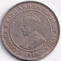 Jamaica 1 Penny - George V Copper-nickel Weight 9.2 g Very Rare Coin #S739