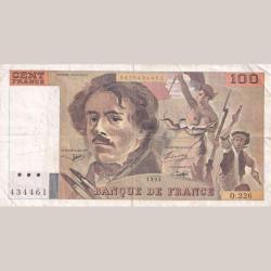 France 100 Cent 1993 Bank Note