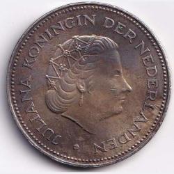 1970 Netherlands 10 Gulden - Juliana Liberation Silver Coin Commemorative issue Weight 25g #R206