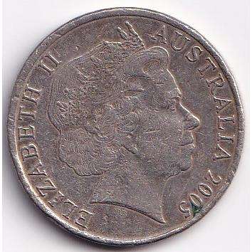 2005 Australia 20 Cents - Elizabeth II 4th Portrait - Coming Home - End of World War II Coin #B12 - Image 2
