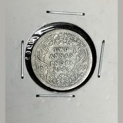 TWO ANNAS 1883 VICTORIA EMPRESS