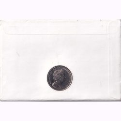 Alternative view of British Virgin Islands 1 Dollar - Elizabeth II Queen Mother with 2002 Gem Unc With First Day Cover