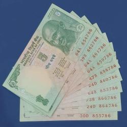 Rs 5 Ending 786 number 10 pis Gem Unc Condition