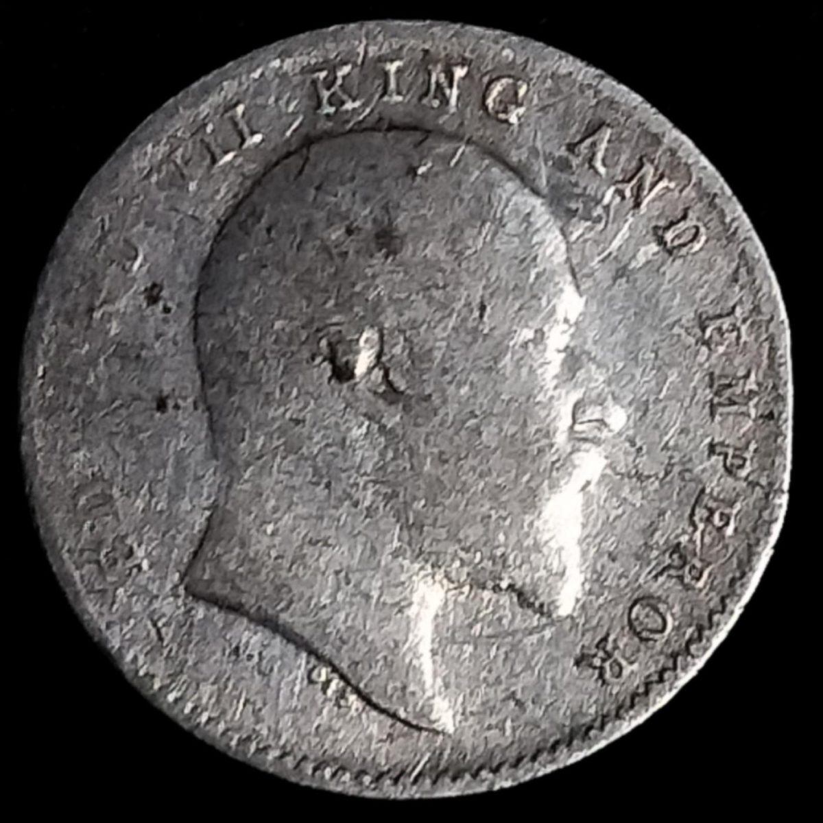 TWO ANNA 1908 EDWARD VII KING - Image 2
