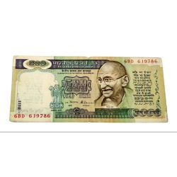 500 Rupees DANDI MARCH Issue FANCY Ending 786 & WET INK TRANSFER Error **RARE** Collectable Grade.