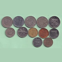 12 Different World Coin Old Different Coin #B242