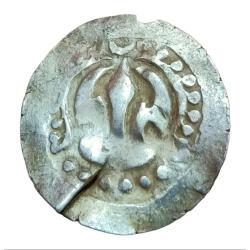 Alternative view of EASTERN BENGAL ARAKAN Region HARIKELA Silver (750-850 AD) Ancient **V. RARE** High Grade.