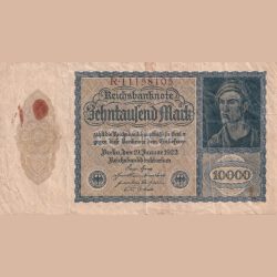 German10000 Mark 1922 Series Big Size Very Old Rare Note Lowest Price