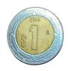 MEXICO Bi-Metal 1 PESOS Year 2015 in High Collectable Grade.