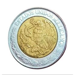 Alternative view of MEXICO Bi-Metal 1 PESOS Year 2015 in High Collectable Grade.