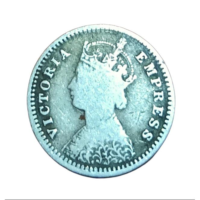 British India Silver 2 ANNA'S Year 1897 VICTORIA EMPRESS**in Collectable Grade. - Image 2
