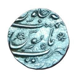 MUGHAL EMPIRE Emperor AURANGZEB Silver 1/2 Rupee SURAT Mint in High Collectable Grade.