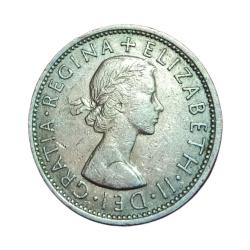 Alternative view of GREAT BRITAIN Cu/Ni TWO SHILLINGS Year 1967 Queen ELIZABETH-II **SCARE** High Collectable Grade.