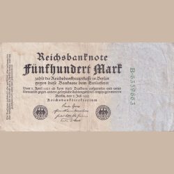 Funf Five Millionen Mark 1923 Rare Lowest Price Bank Note