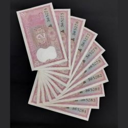 2 Rupee Note Ghandhi GEM UNC CONDITION ONE NOTE WILL BE GIVEN SKU YG10