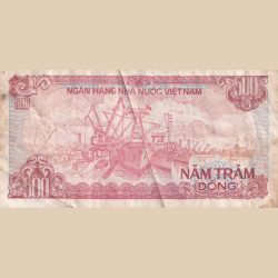 Alternative view of Namtram Dong 500 Ngan Hang Nha Nuoc Vietnam Rare Bank Note