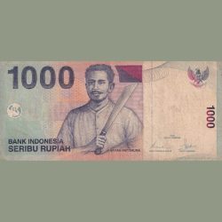 Indonesia 1000 Rupees Rare Lowest Price Bank Note