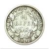 British India Silver 1/4 Rupee "EIC" Year 1840 Victoria DIVIDEND LEGEND **SCARE** Collectable.