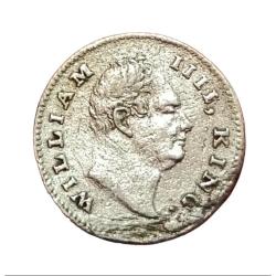 British India Silver 1/4 Rupee Year 1835 "EIC" King WILLIAM-IIII **V. RARE** Collectable Grade.