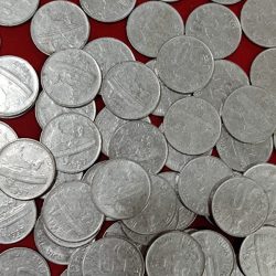 Alternative view of 1997 Hyderabad Mint Half Ruppes very Rare viriyty (5 pcs lott) Rare