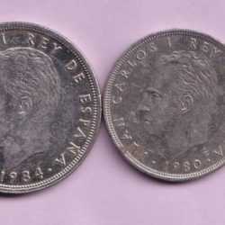 Alternative view of Espana 5 Pcs Set Rare Lowest Price Coin #V17