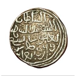 DELHI SULTANS Silver Billon Tanka W= 9.26g, MOHAMMAD BIN TUGHLAQ Dated AH 730 **RARE** High Grade.