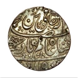 PRESIDENCY SHAH ALAM-II Silver FISH 🐟 Rupee Dated RY- 49 BANARAS Mint **SARE** Collectable Grade.