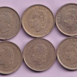 Alternative view of 10 Different Commemorative Espana 100 Pesetas Top Condition Coin