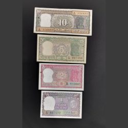 Gandhi Series Set of 4 Notes GEM UNC