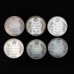 Alternative view of RARE SET 1905,1906,1907,1908,1909,1910 EDWARD VII KING AND EMPEROR GOOD CONDITION