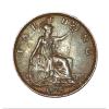 UNITED KINGDOM Bronze 1 FARTHING Year 1928 King GEORGE-V Small Size **RARE** High AUNC Grade.