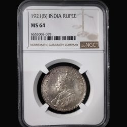 1 ANNA 1923 MS 64 GEORGE V KING EMPEROR COIN - Coinbazzar.com