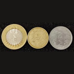 Errer 6 off o'clock all coin 6 o'clock 3 pcs set