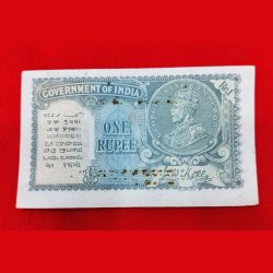 VERY RARE 1 RUPEE J.W KELLY 1935 EXTREMELY FINE CONDITION CRISPY NOTE SERIAL NO 49C 327990