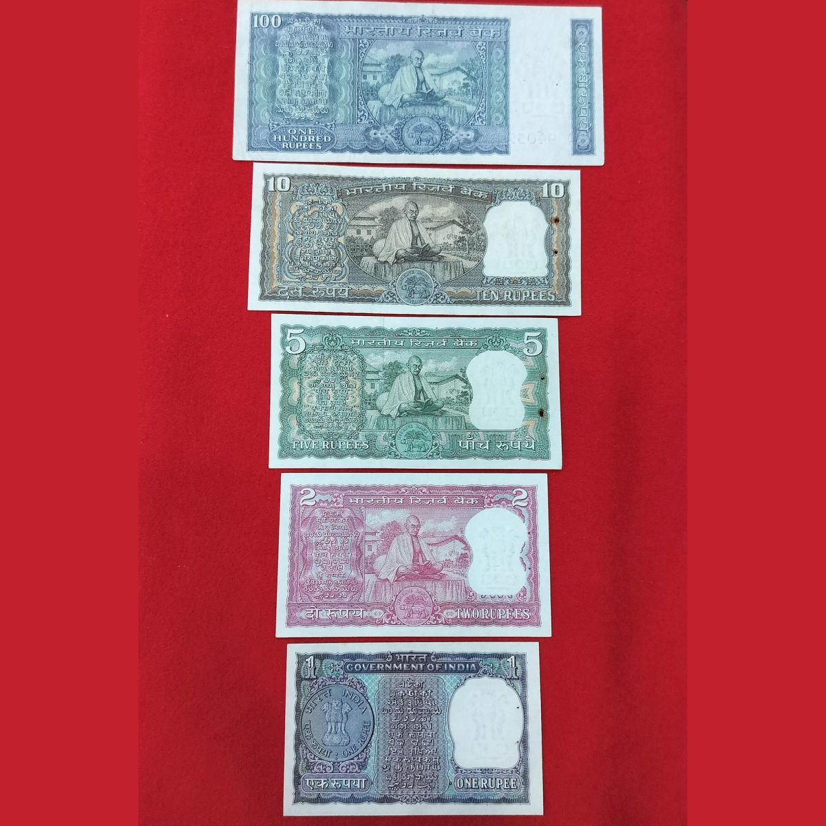 GANDHI SERIES (SET OF 5 NOTE) FULLY CRISPY SET SKU 70 - Image 2