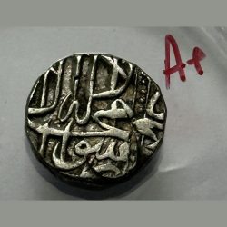Mughal Akbar Half Rupee Silver Coin Rare