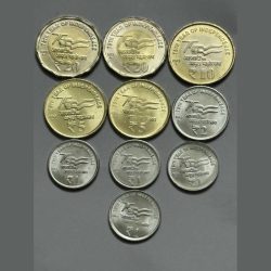 1 Rs 2 Rs 5 Rs 10 Rs 20 Rs Different mint Coin 2023 Unc 75 Years Of Independence
