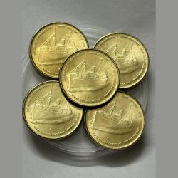 5 Rs Komagata Maru Incident Mumbai Mint Coin UNC