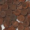 100 Coins Lot of 1/12 Anna 1918 Bronze Coins of King George V British India Coinage