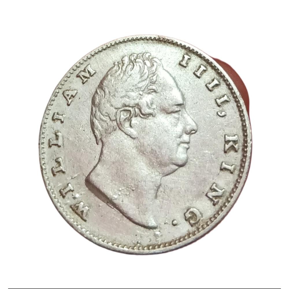 British India EAST INDIA COMPANY Silver Rupee 1835 King WILLIAM-IV **RARE** High Collectable Grade. - Image 2