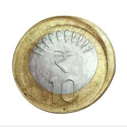 10 Rupees BROAD STRUCK MULTIPLE DIE STRIKES & Major STRUCK THROUGH Errors in Collectable Grade.