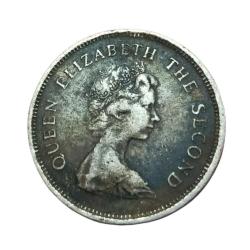 Alternative view of HONG KONG Cu/Ni 1 DOLLAR Year 1979 Queen ELIZABETH-II **SCARE** Collectable Grade.