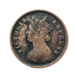 Alternative view of British India 1/2 Pice Year 1901 Victoria Empress in Collectable Grade.