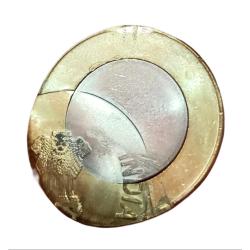 Alternative view of 10 Rupees New Issue Major MISALIGNED OFF CENTER MAD & PARTIAL LAKHI Errors **V. RARE** UNC Grade.