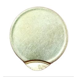 Alternative view of 5 Rupees Ni/Brs COMMEMORATIVE Issue INCOME TAX Massive OFF CENTER Error **RARE** High Grade.