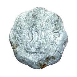 Alternative view of 2 Paise Aluminium Year 1965 Vertical OFF CENTER Error **RARE** Used Condition.