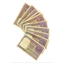 One Rupee Old BIG COIN Year 1951 Signature H.M PATEL Lot 10 Notes **V. RARE** High Grades.