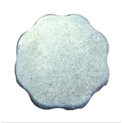 Alternative view of 10 Paisa Aluminium BLANK PLANCHET Error **RARE** High Collectable Grade.