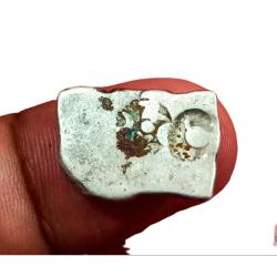Alternative view of Ancient MAGADHA Silver PUNCH MARKS Coinage Rectangular Shape in Collectable Grade.